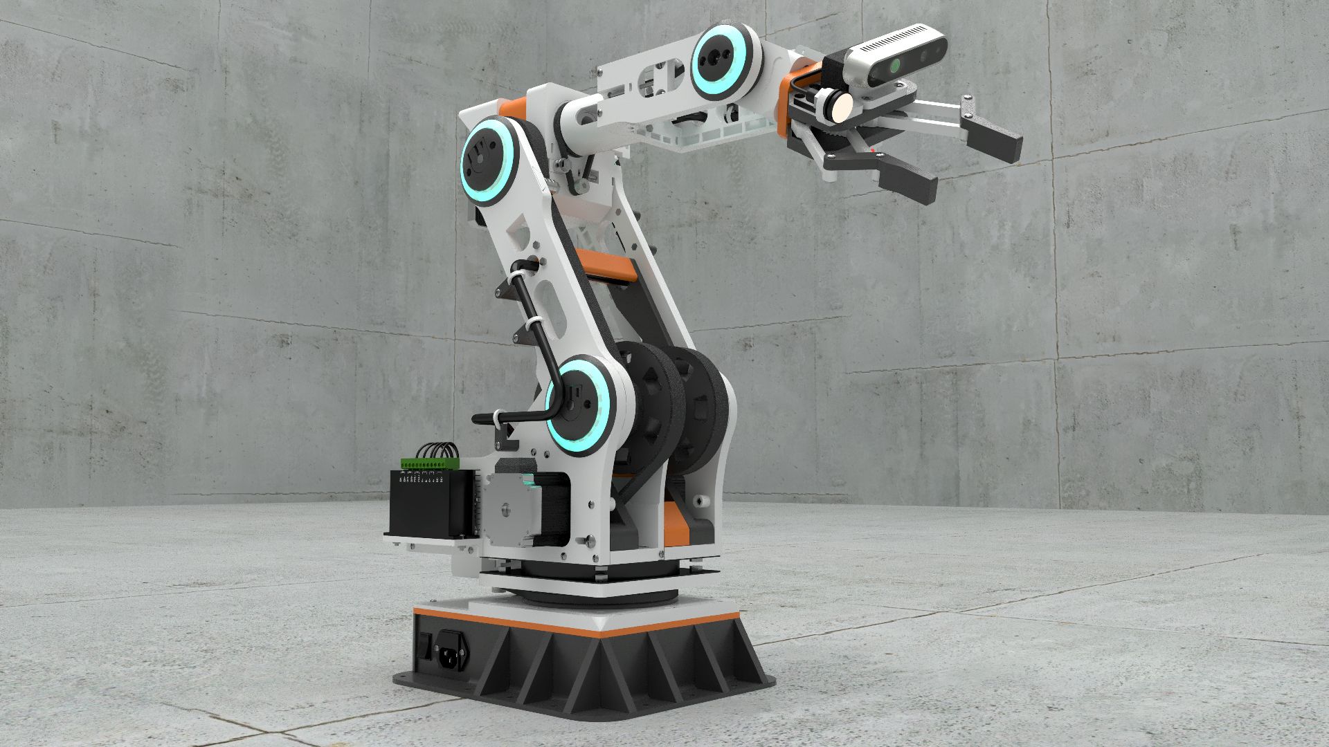 Brazo robotico industrial